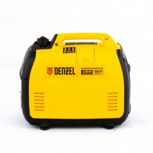 Генератор инверторный Denzel GT-2200iS, 230 В, 2.2 кВт, 2×220 В/1×12 В, 4 л., 1×12 В