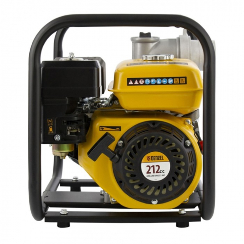 Мотопомпа бензиновая DENZEL PX-80 99202, глубина 8 м, напор 30 м, 7 л.с, 3