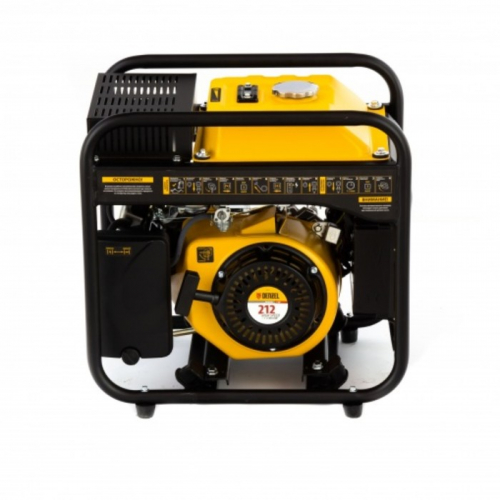 Генератор инверторный Denzel GT-2500iF, 230 В, 2.5 кВт, 2×220 В/1×12 В, 5 л, ручной старт