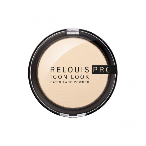 RELOUIS/Пудра компактная  Icon Look Satin Face Powder  00 до 07.2025 г