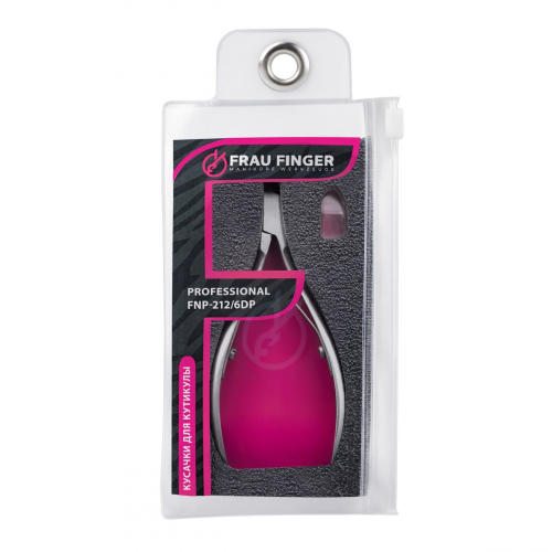 Frau Finger Кусачки маникюрные для кутикулы / Professional FNP-212/6DP, двойная пружина, ручная заточка, 6 мм