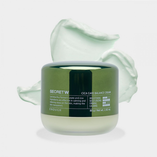 Enough Крем для лица с экстрактом центеллы азиатской / Secret With Cica Care Balance Cream, 80 г