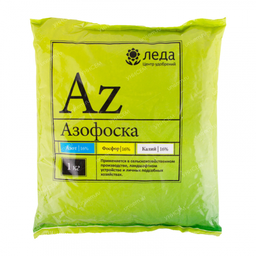 Азофоска (нитроаммофоска) 1 кг (20 шт)