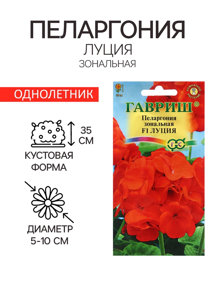 Семена Пеларгония