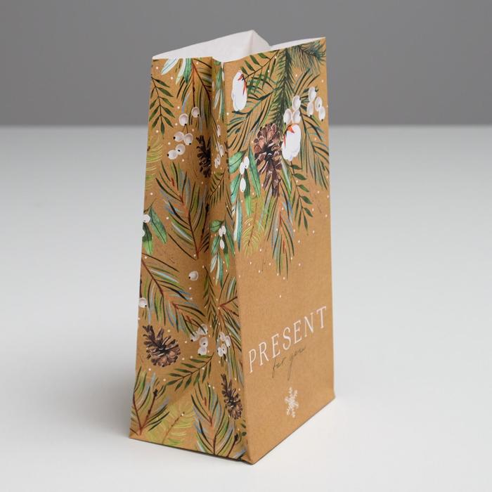 Пакет без ручек «Present for you», 10 х 19.3 х 7 см