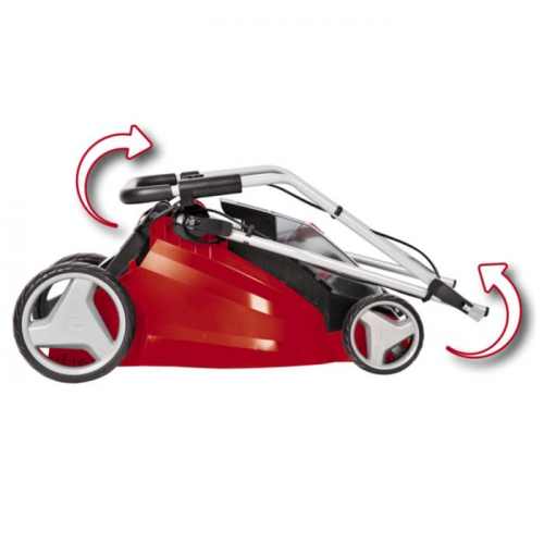 Газонокосилка Einhell PXC GE-CM43 Li M Kit, 18 В, Li-Ion, 2х4 Ач, 3000 об/мин, скос 43 см