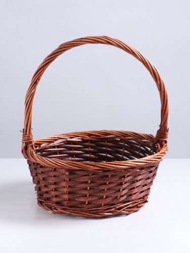 Набор корзин плетёных 3 шт., 48×18×44/40×16×39/33×14×34 см, ива