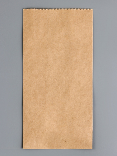 Пакет крафт бумажный, фасовочный, прямоугольное дно, 12×8×24 см, 50 г/м²