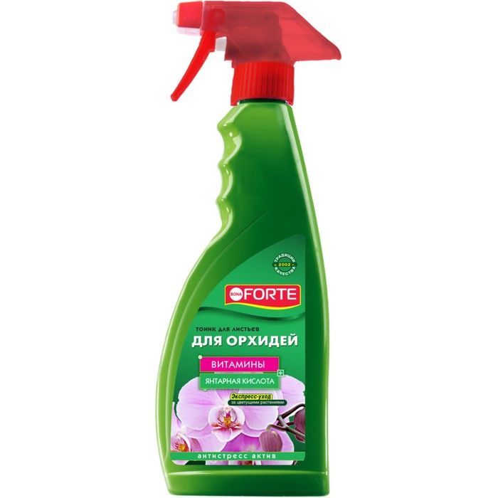 Тоник Bona Forte для орхидей зеленый флакон с триггером, 500 мл