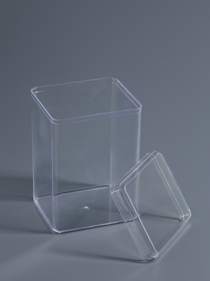 Бокс для хранения мелочей, 6.5×5.8×9.5 см, в пакете, прозрачный