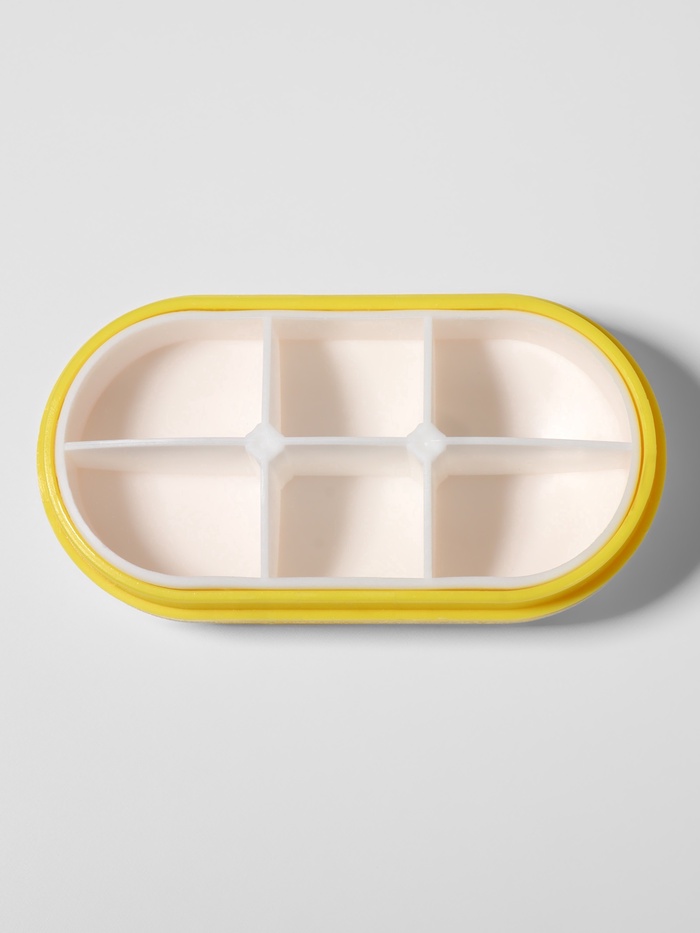 Таблетница «Pill Box», 6 секций, 10 × 5,5 × 3 см, цвет МИКС