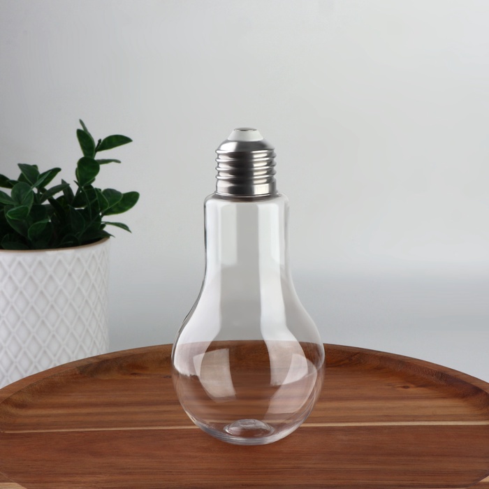 Бутылочка для хранения «Лампочка», 200 мл, прозрачная