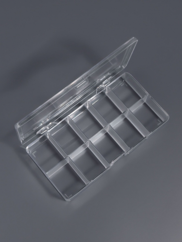 Органайзер для хранения мелочей, 10 ячеек, 17×9.5×3 см, прозрачный