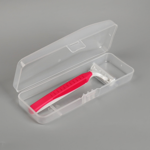 Футляр для бритвы,15×5×3 см, прозрачный