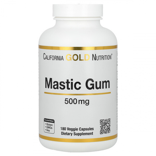 California Gold Nutrition, мастиковая смола, 500 мг,  растительные капсулы