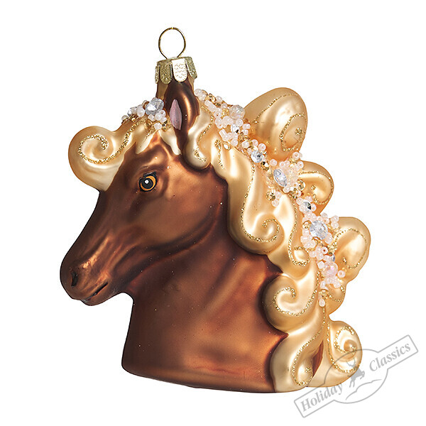 Лошадка златогривая (стекло) 9х3,5х11 см