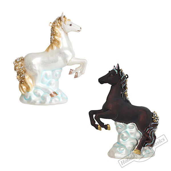 Лошадка на облачке асс. из 2-х (стекло) 12,5х5,5х16 см