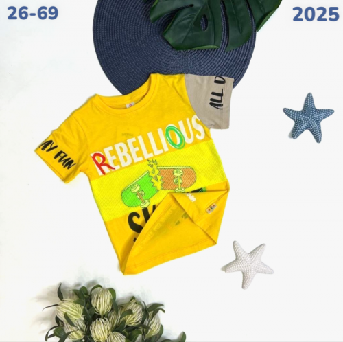 Футболка 2025 жёлтый