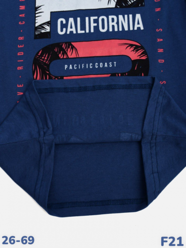 Футболка F21 т.синий