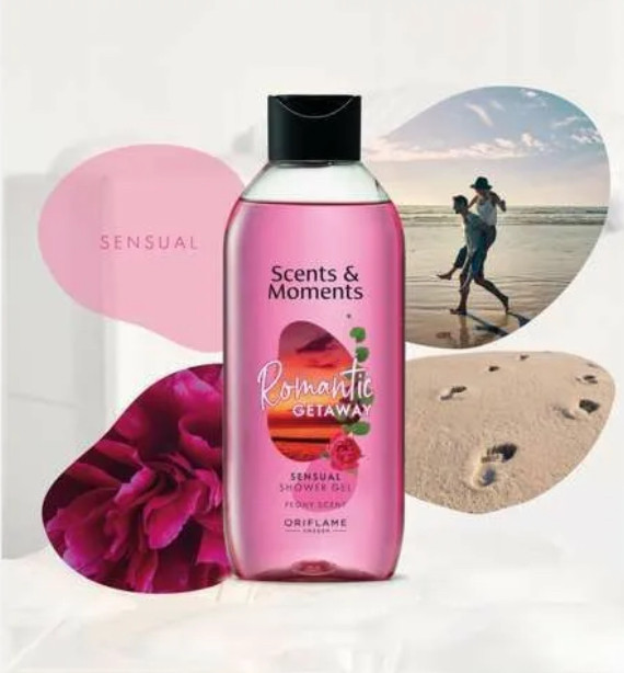 Чувственный гель для душа с пионом Scents & Moments 39399
