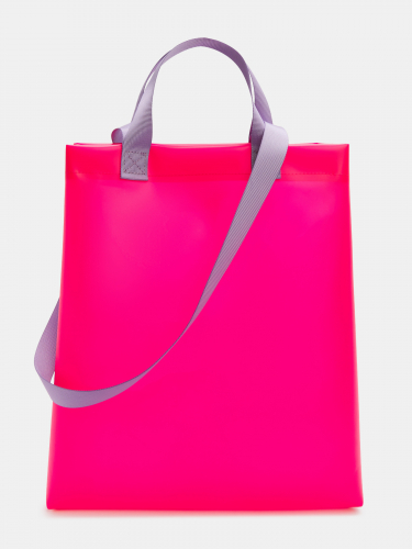Женский шоппер MAISON DAVID TRANSPARENT SHOPPER 4715166, фуксия