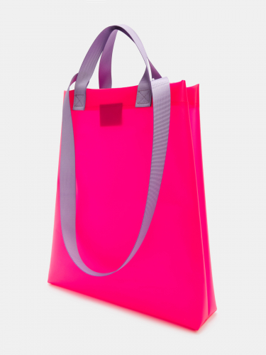 Женский шоппер MAISON DAVID TRANSPARENT SHOPPER 4715166, фуксия