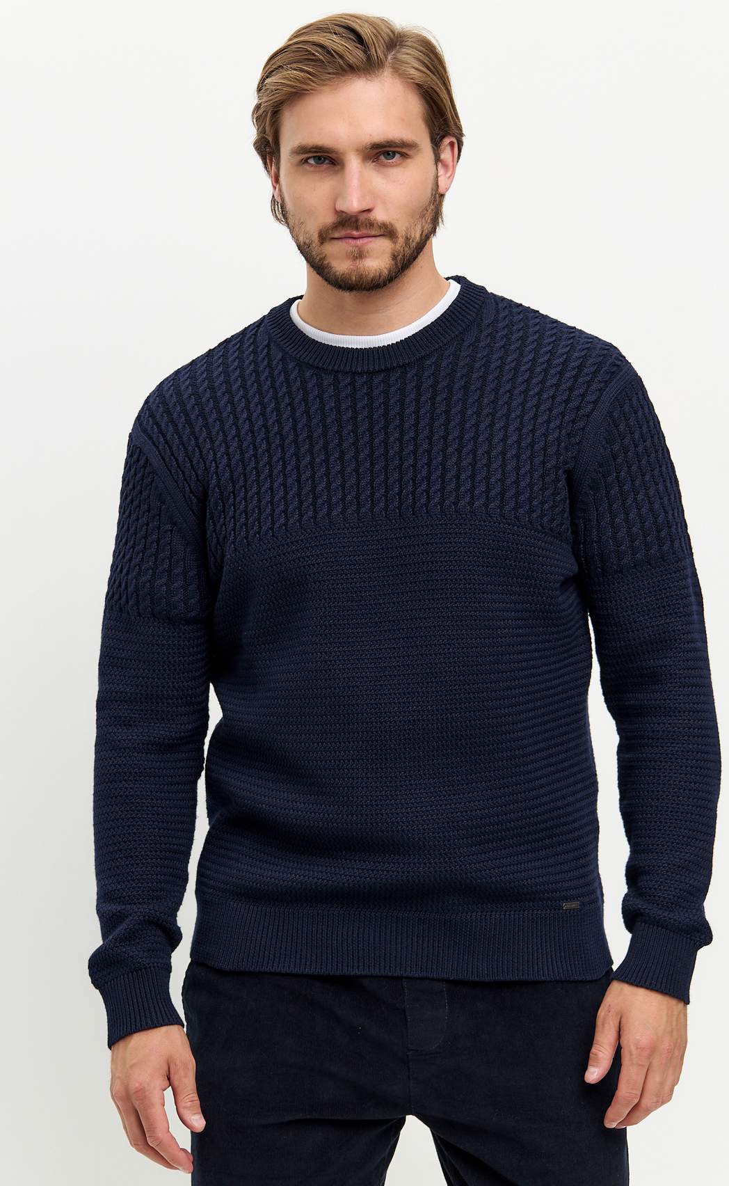 Джемпер F421-1557 d.blue