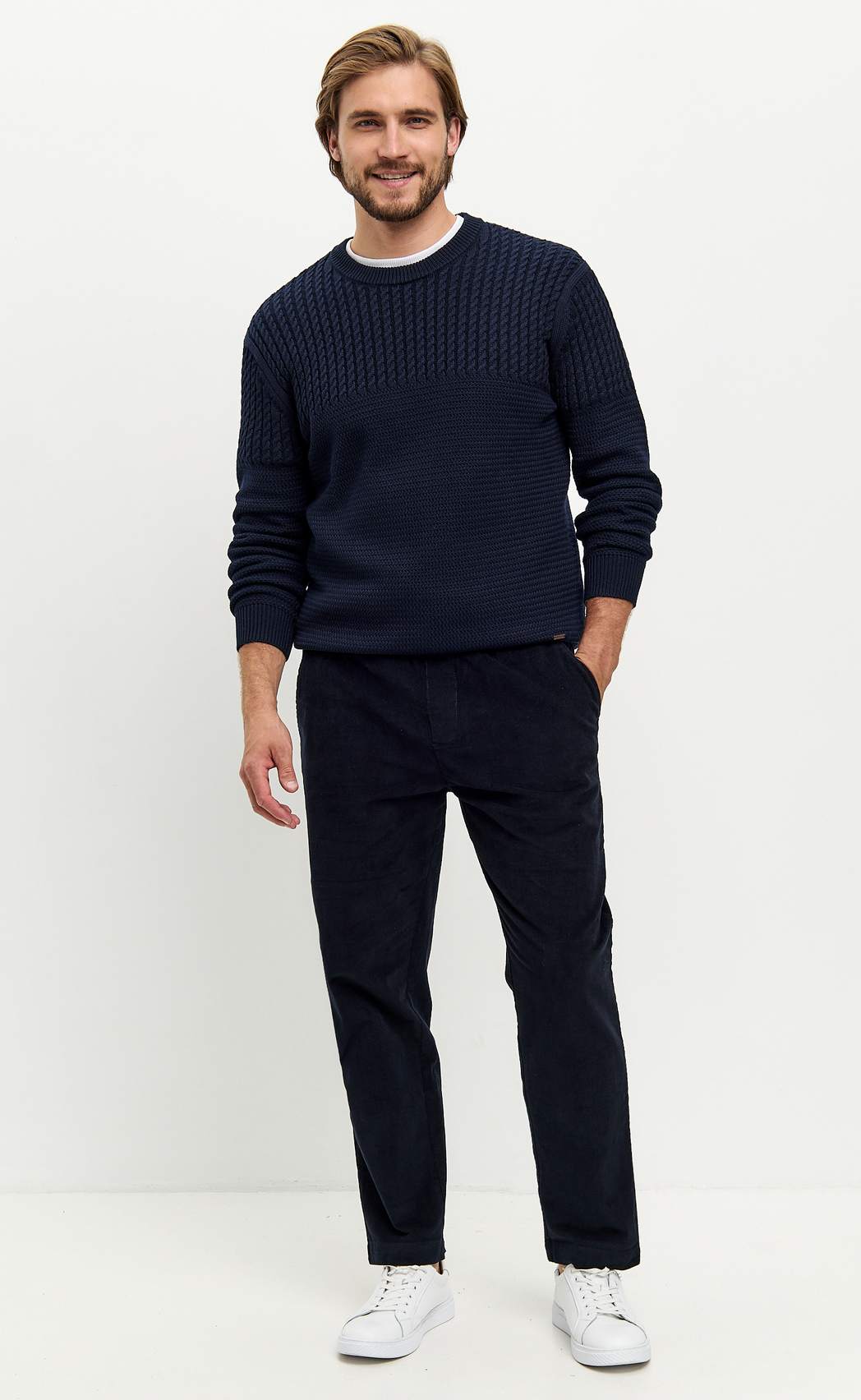 Джемпер F421-1557 d.blue