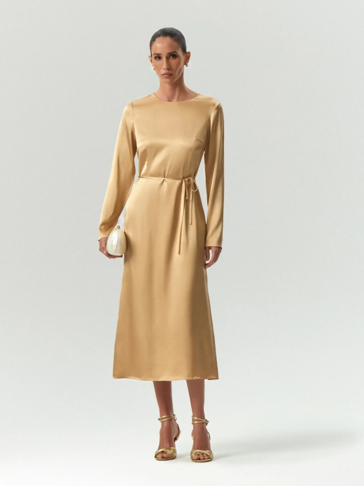 Платье макси из вискозы с поясом ,
98% вискоза, 2% эластан ,