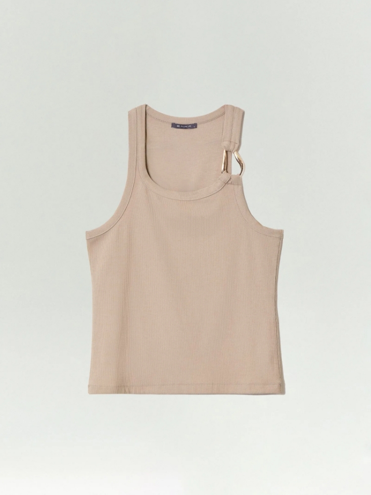 Топ с металлической вставкой ,
63% полиэстер, 31% вискоза, 6% спандекс ,