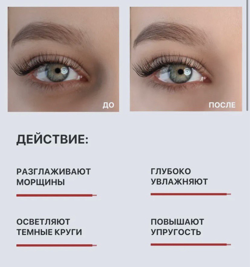 Пептидные патчи для глаз от морщин и отеков EYE LIFT PEPTIDE, 60 шт