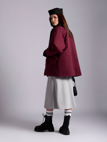 Ст.цена 10000р. Куртка: В213-7-42 Бордовый Dark Bordo