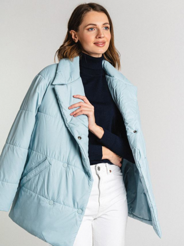 Куртка: В100-7-42W Светло-голубой Light Blue 14-4307