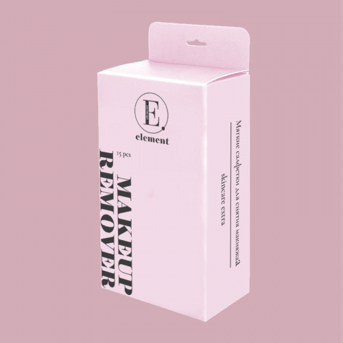 [ELEMENT] Салфетки для снятия макияжа МЯГКИЕ Makeup Remover, 15 шт