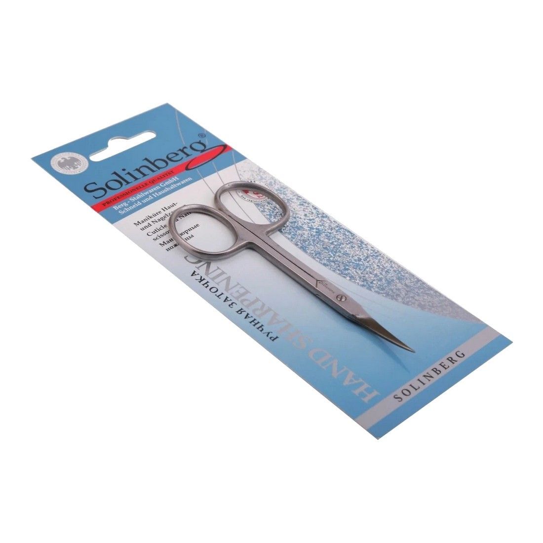 Solinberg Ножницы маникюрные 212а-63503/172z, ручная заточка, 20 мм