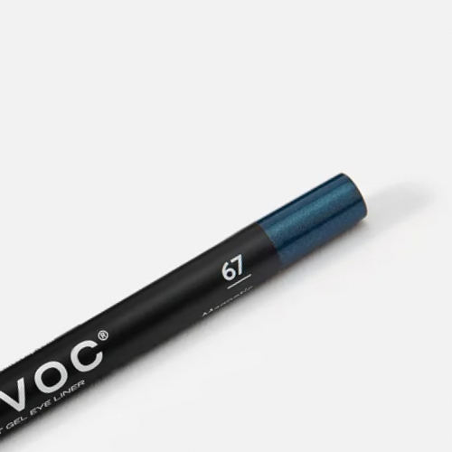 Provoc Гелевый карандаш-подводка для глаз водостойкий / Semi Permanent Gel Eye Liner №67 Magnetic, темно-сапфировый шиммер