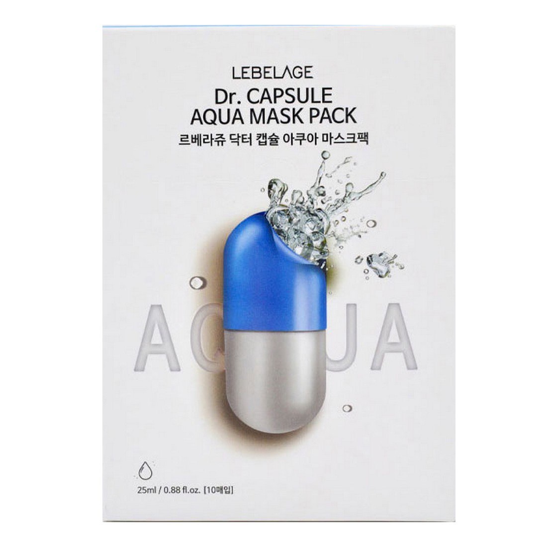 Lebelage Уценка Тканевая маска с морской водой / Dr. Capsule Aqua Mask Pack, 25 мл
