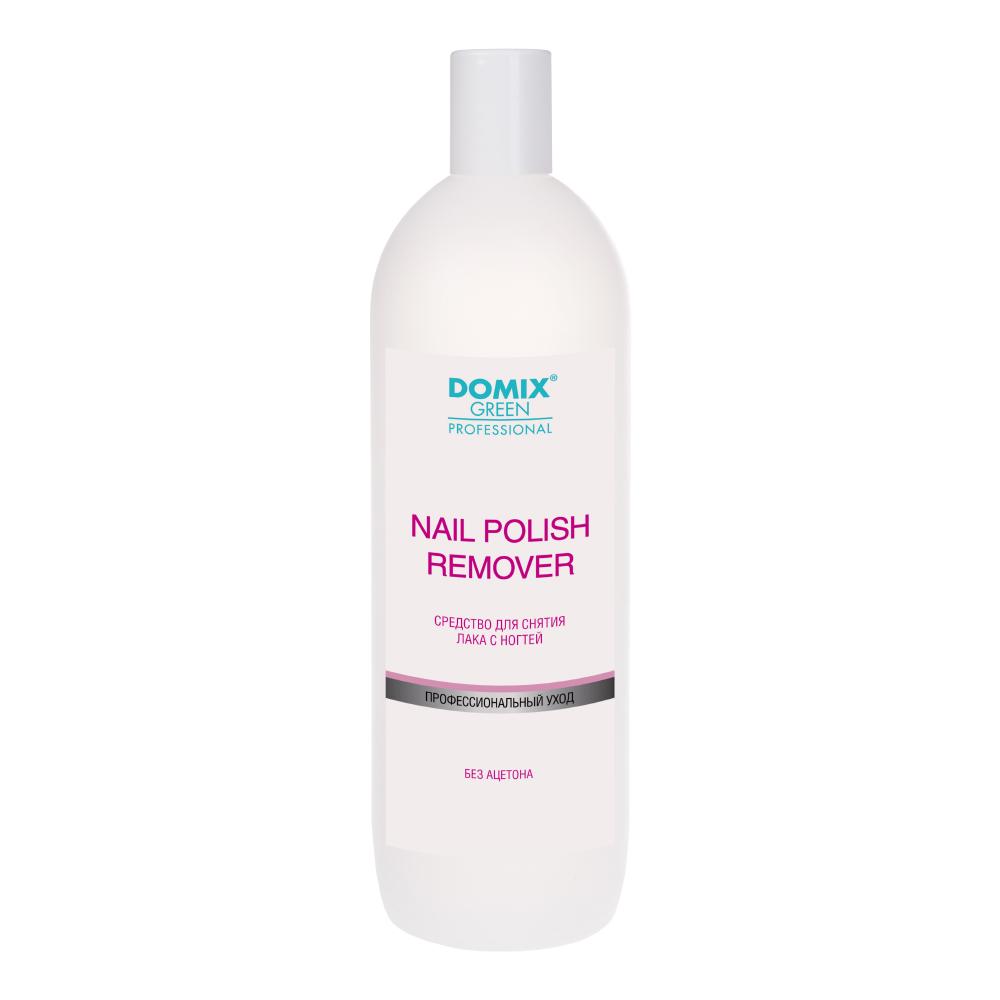 Domix Green Professional Средство для снятия лака с ногтей без ацетона / Nail Polish Remover non acetone, 1000 мл