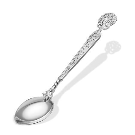 Ложка из серебра литье