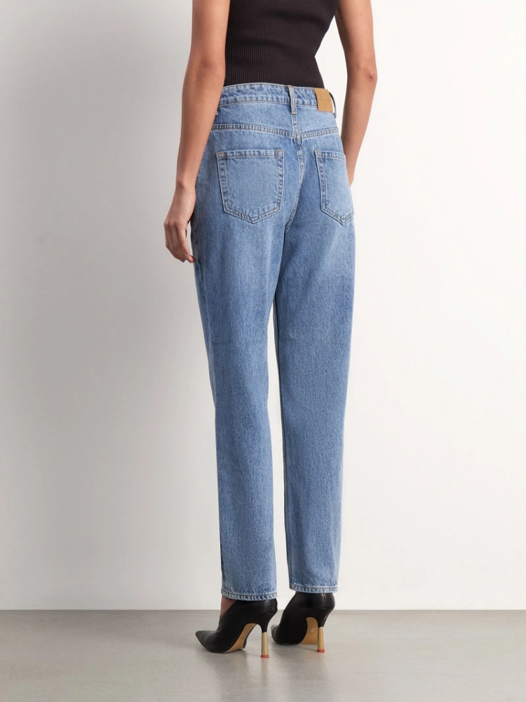 Джинсы Mom Fit 385 ,
80% хлопок, 20% полиэстер ,