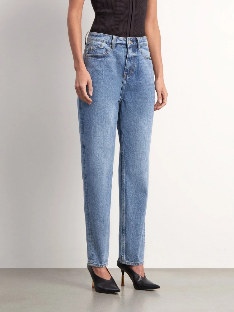 Джинсы Mom Fit 385 ,
80% хлопок, 20% полиэстер ,