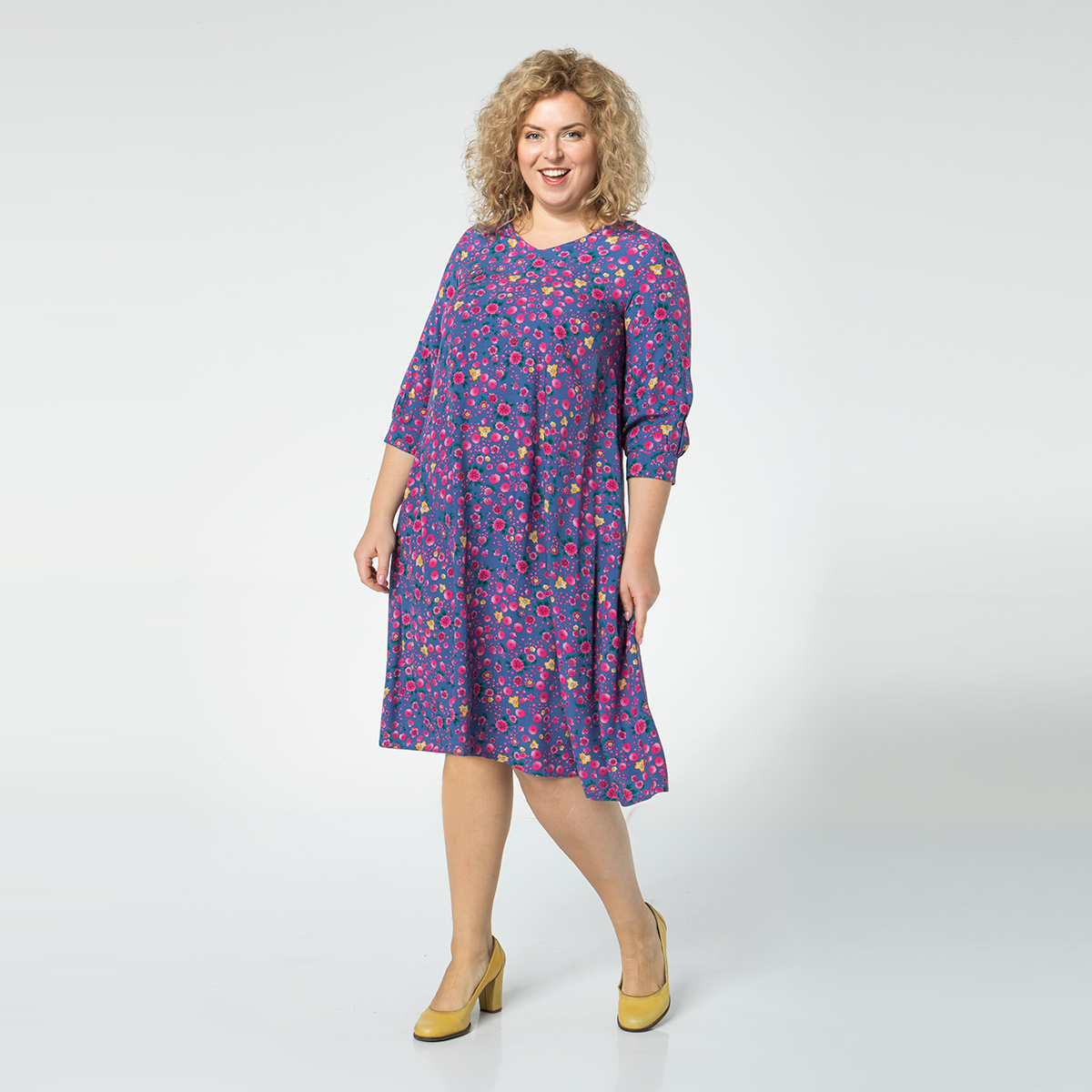 ст. цена2200руб.! Платье, трикотаж, синий