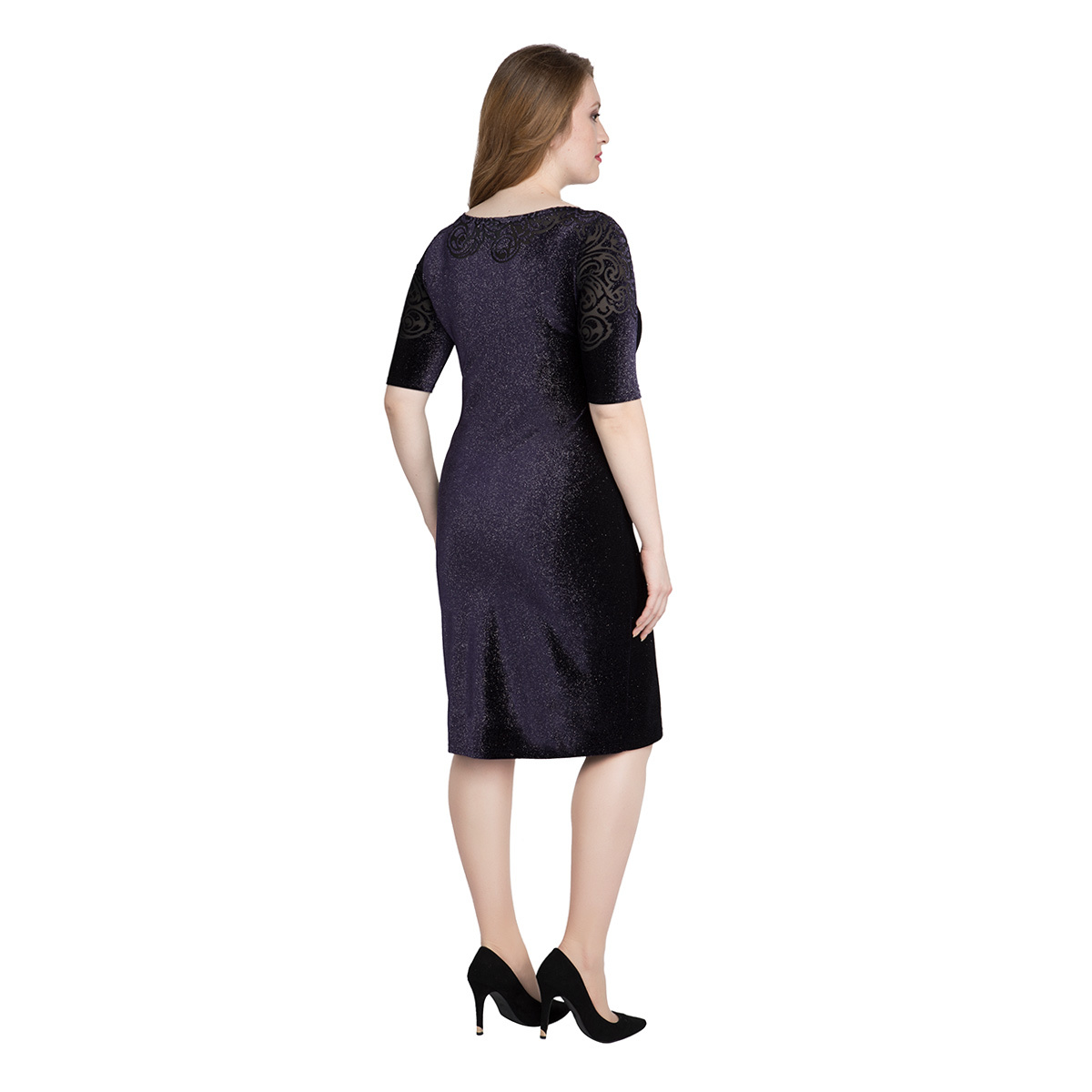 ст. цена2200руб.! Платье, трикотаж, фиолетовый