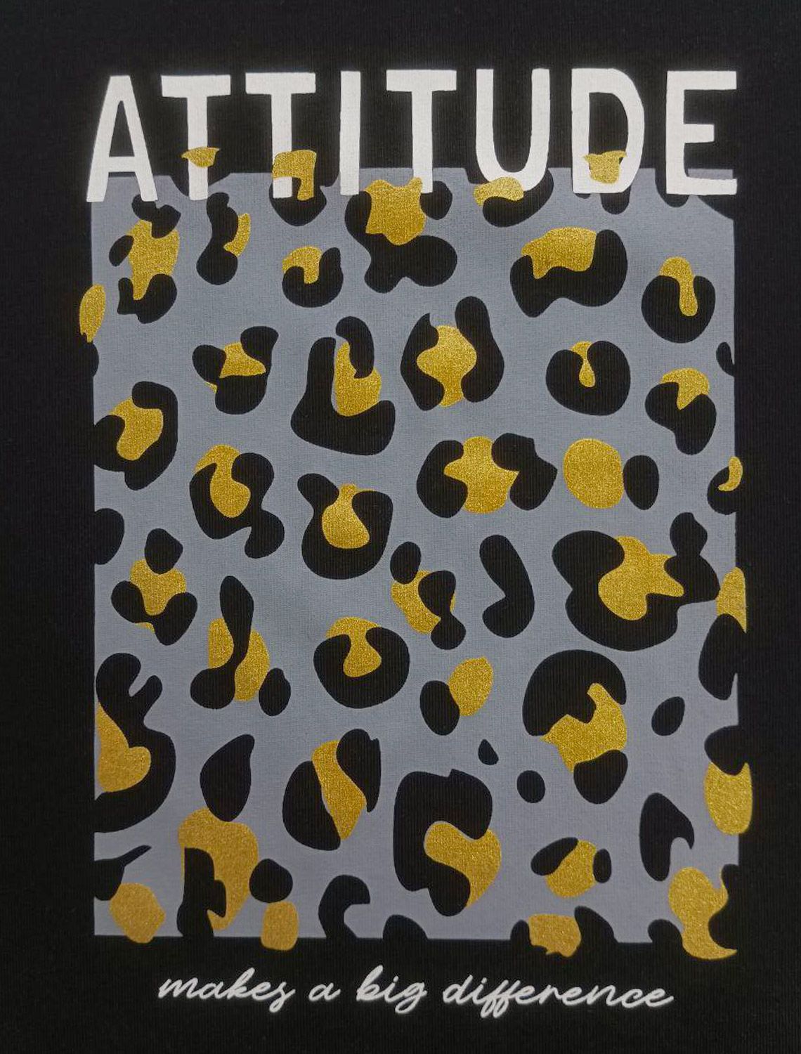 Футболка из премиального хлопка с авторским принтом D49.098 черный_attitude