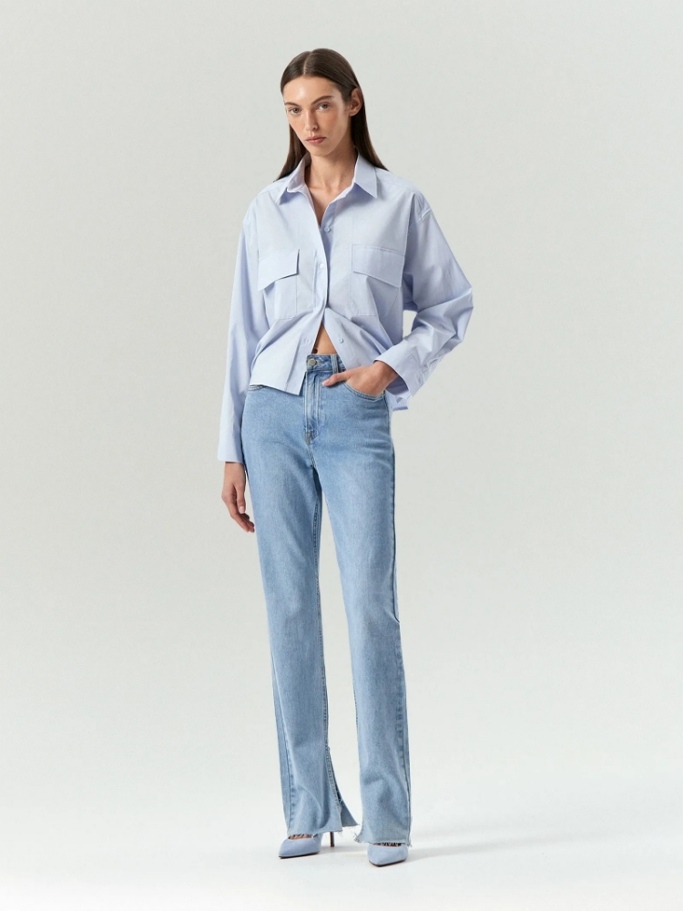 Джинсы Flare Leg 262 ,
98% хлопок, 2% эластан ,