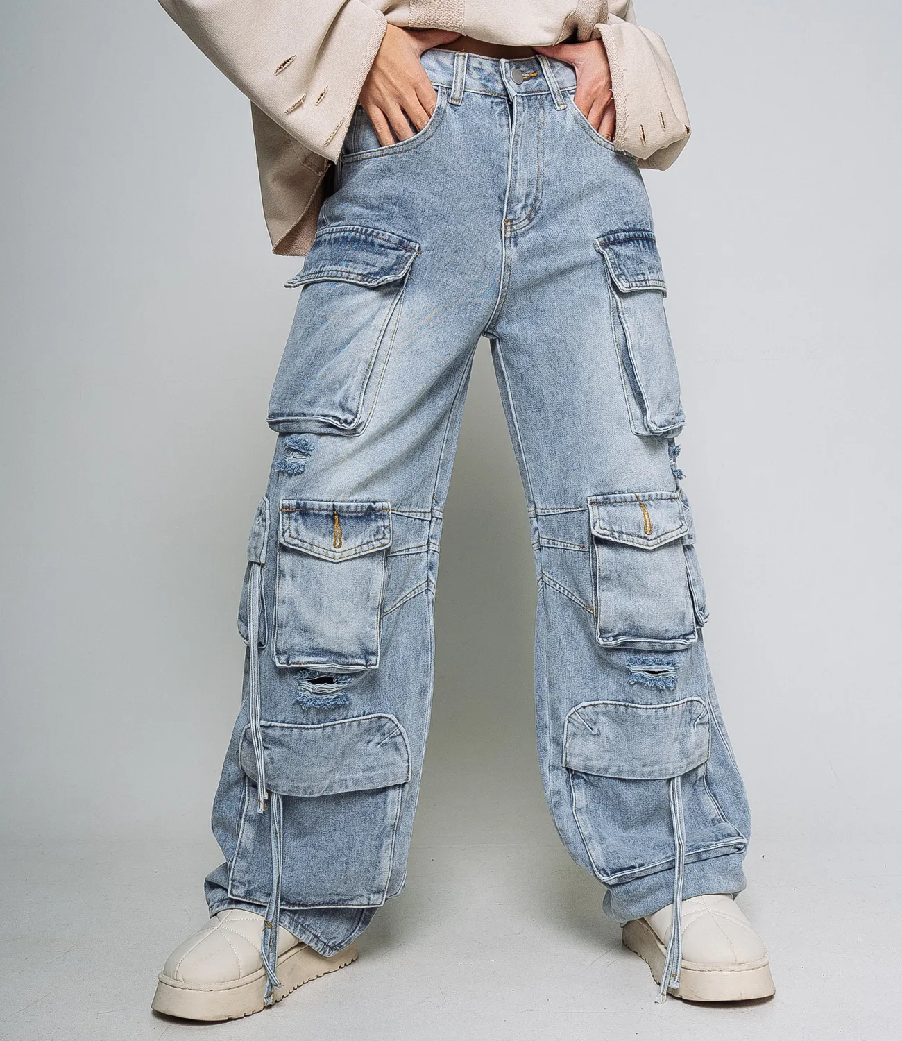 ст. цена2730руб.! Джинсы #КТ3615, голубой