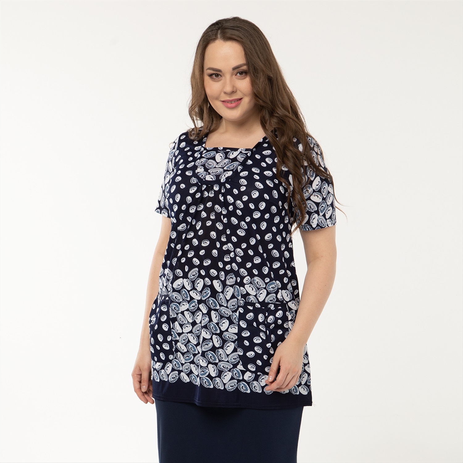 ст. цена1000руб.! Туника, текстиль, белый