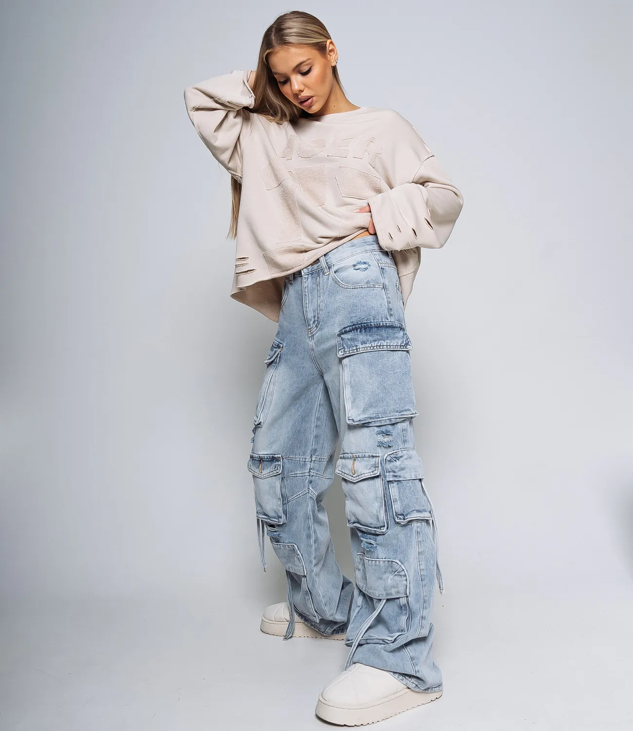 ст. цена2730руб.! Джинсы #КТ3615, голубой