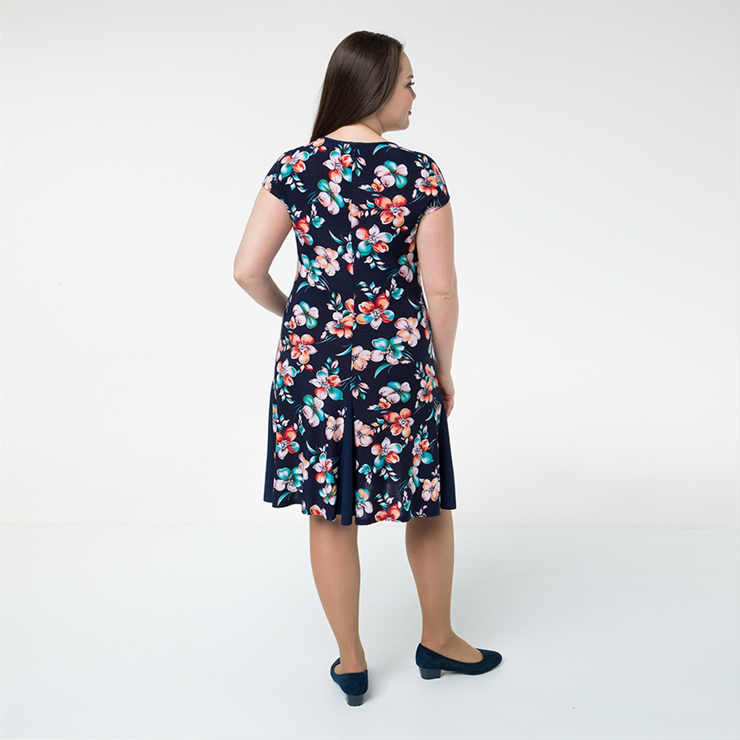 ст. цена1900руб.! Платье, текстиль, оранжевый