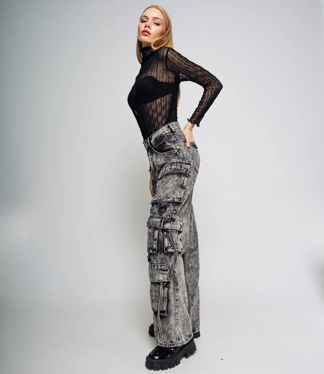 ст. цена2730руб.! Джинсы #КТ3615, серый